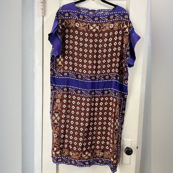 Chloe Silk Midi Handkerchief Dress Y2K 40 - Picture 3 of 10